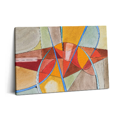 Canvas kép 60x40 Művészet - narancssárga ólomüveg