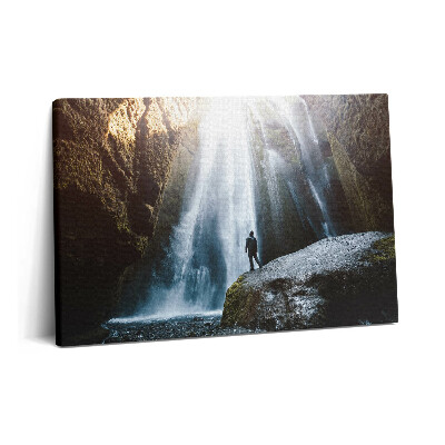 Canvas kép 60x40 A Gljufrabui vízesés látványa