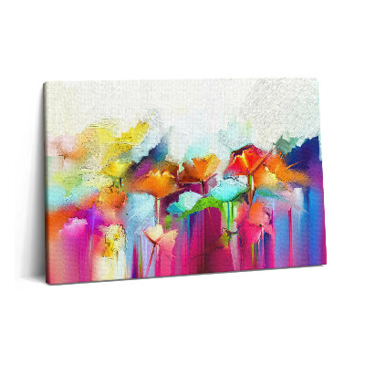 Canvas kép 60x40 Absztrakt festmény virágokról