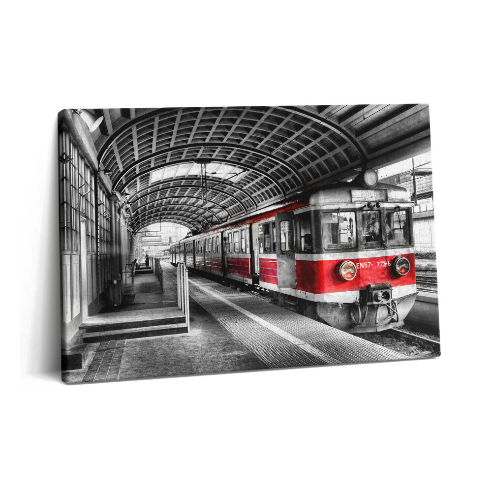 Canvas kép 60x40 Régi vasúti peron