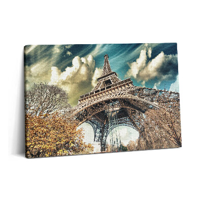 Canvas kép 60x40 Lenyűgöző kilátás az Eiffel-toronyra