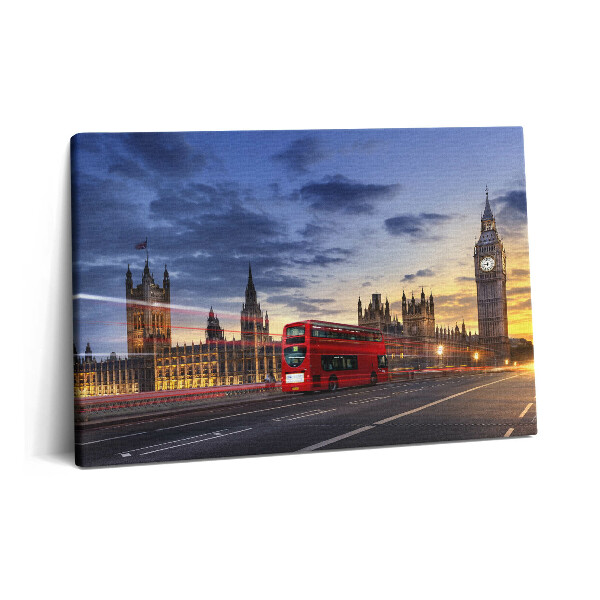 Canvas kép 60x40 Piros busz Londonban