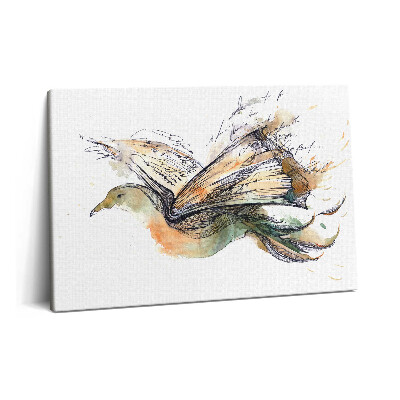 Canvas kép 60x40 Könyv madár