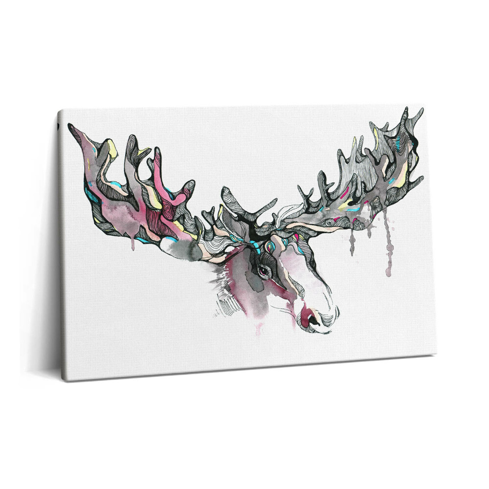 Canvas kép 60x40 Elk absztrakció