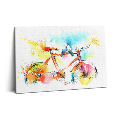 Canvas kép 60x40 Festett kerékpár