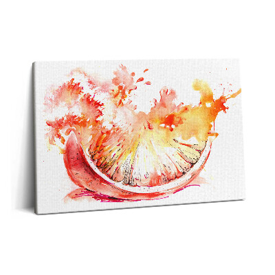 Canvas kép 60x40 Narancsszínűre festett