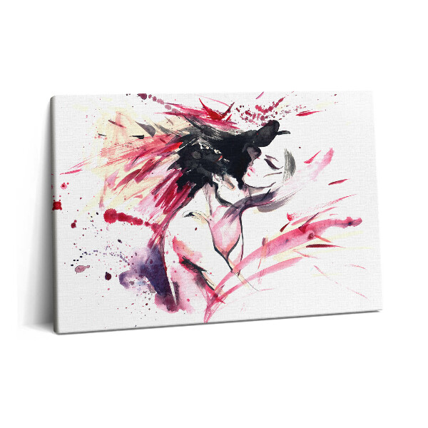 Canvas kép 60x40 Két ember absztrakt képe
