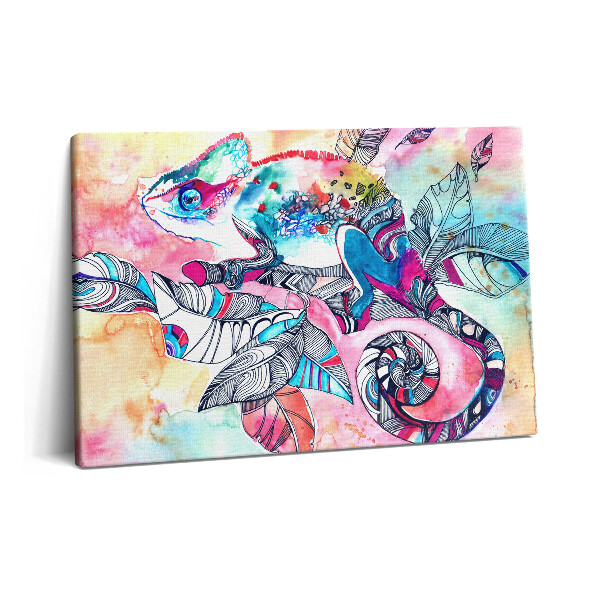 Canvas kép 60x40 Kaméleon egy ágon