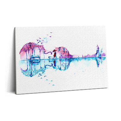 Canvas kép 60x40 Festmény egy celadon egy parkkal