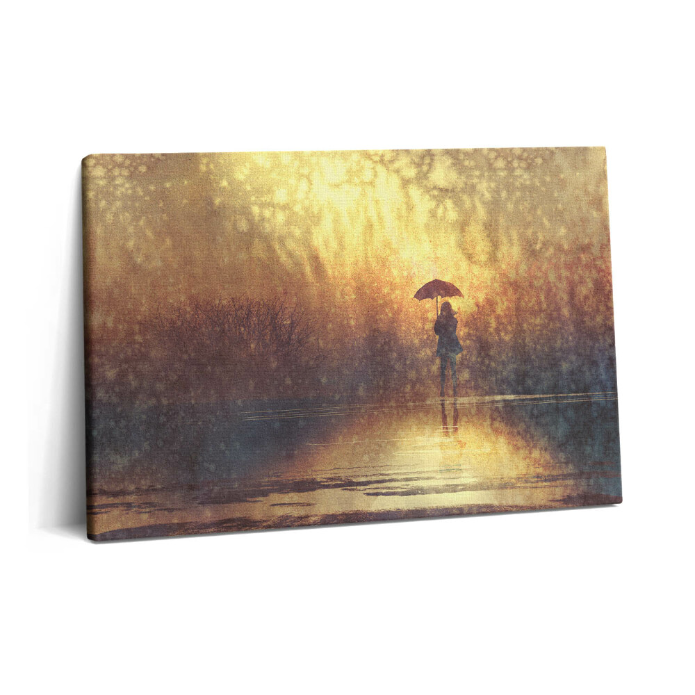 Canvas kép 60x40 Nő esernyővel