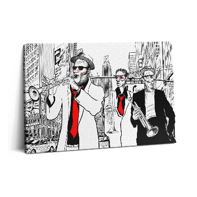 Canvas kép 60x40 jazz zenekar