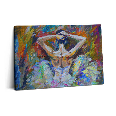 Canvas kép 60x40 Festett balerina