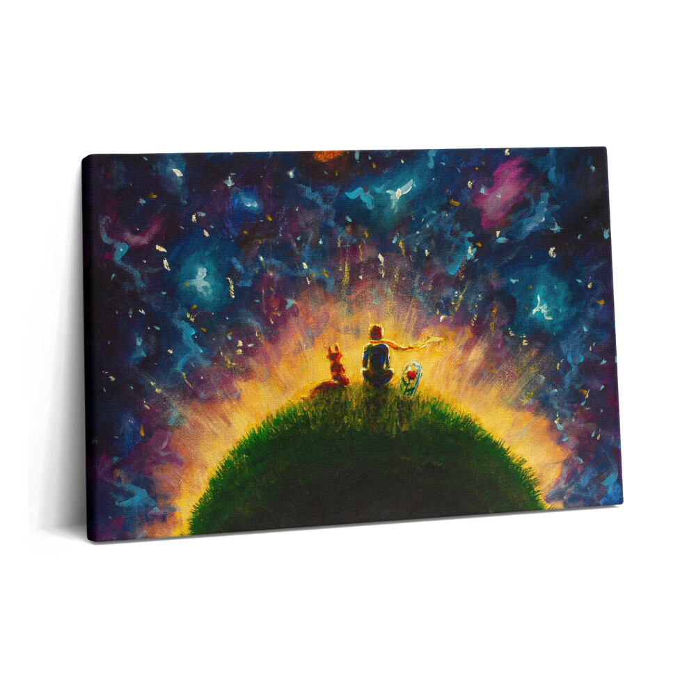 Canvas kép 60x40 A kis herceg absztrakt illusztrációja