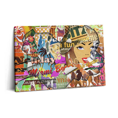 Canvas kép 60x40 Képeslap egy nyaralásról