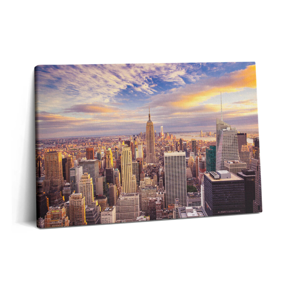Canvas kép 60x40 Naplemente New Yorkban