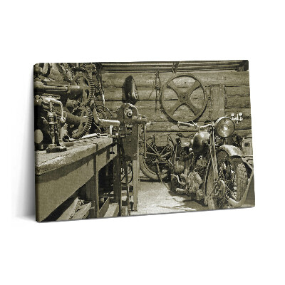 Canvas kép 60x40 Régi motorkerékpárok