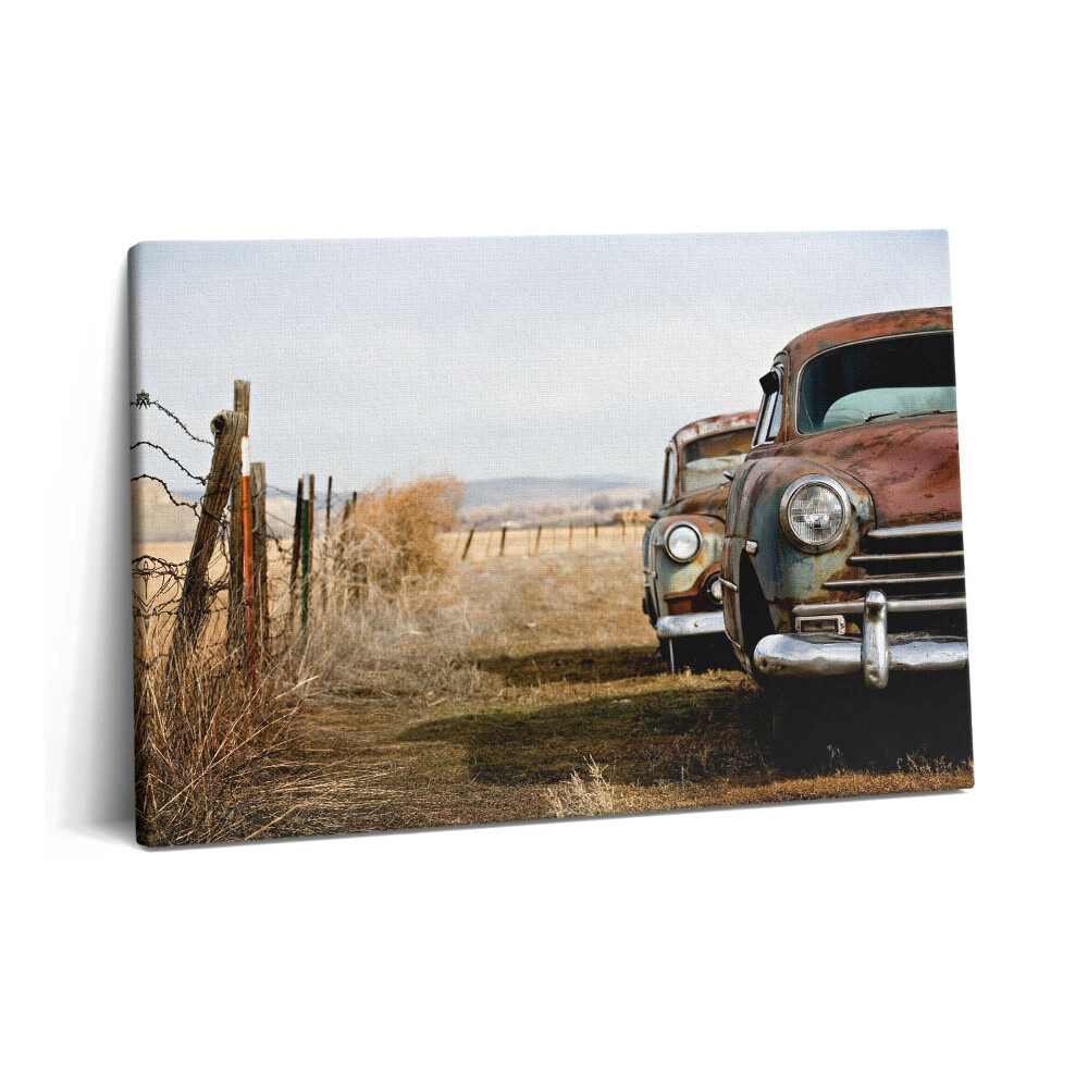 Canvas kép 60x40 Régi elhagyott autók