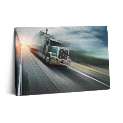 Canvas kép 60x40 Teherautó az autópályán