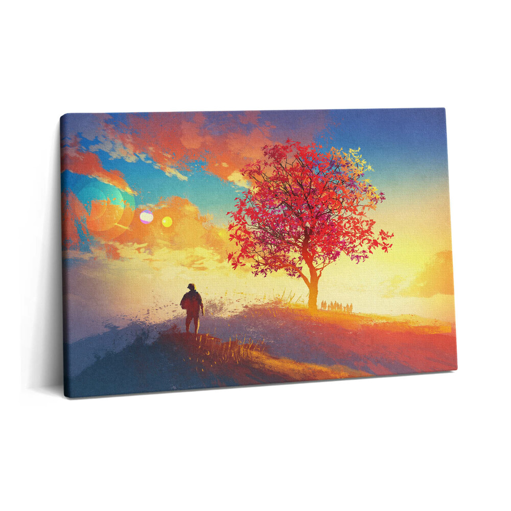 Canvas kép 60x40 Romantikus táj egy férfi