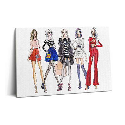 Canvas kép 60x40 Divatos lányok