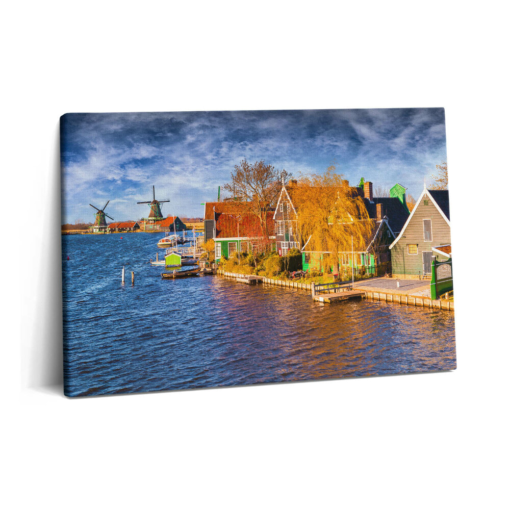 Canvas kép 60x40 Hollandia építészete