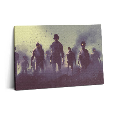 Canvas kép 60x40 Zombik Halloween éjszakáján