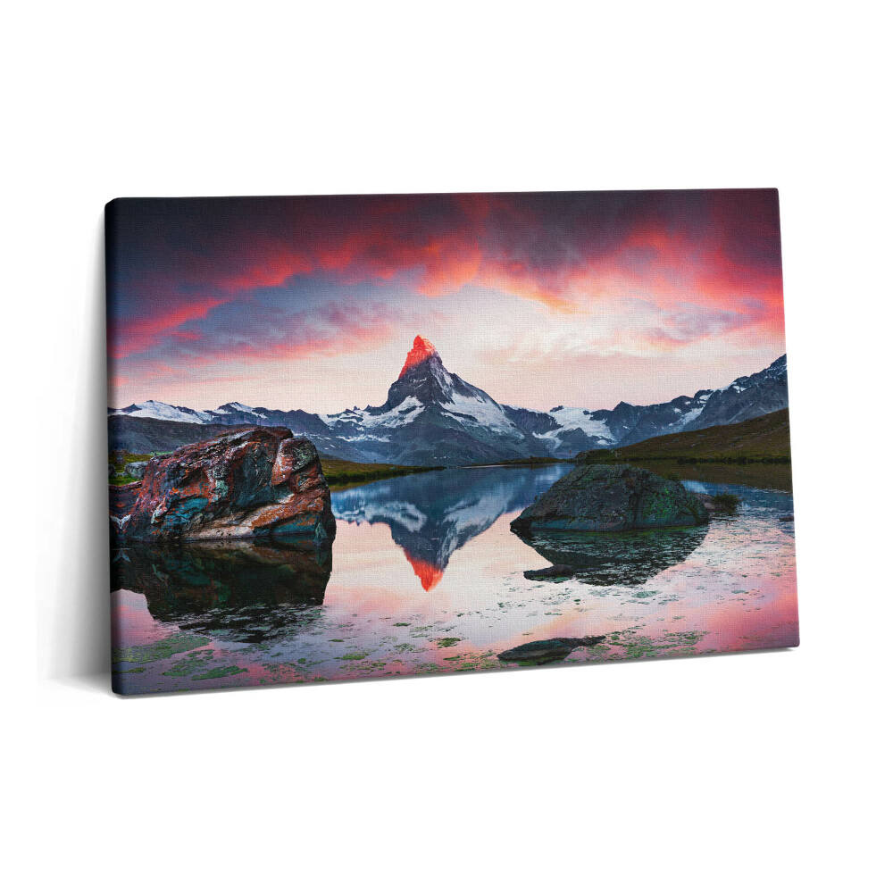 Canvas kép 60x40 Stellisee Matterhorn