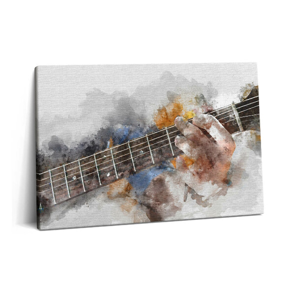 Canvas kép 60x40 Festett gitár