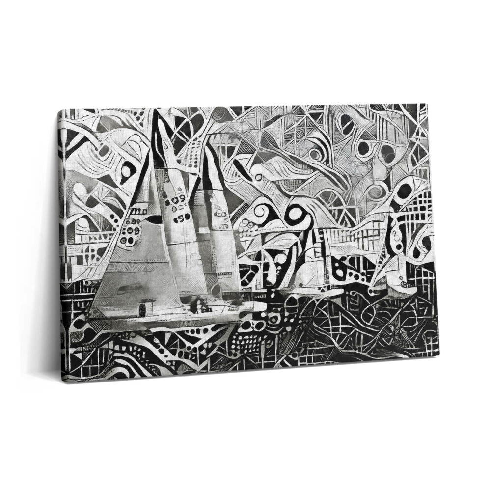 Canvas kép 60x40 Absztrakt vitorlás a tengeren