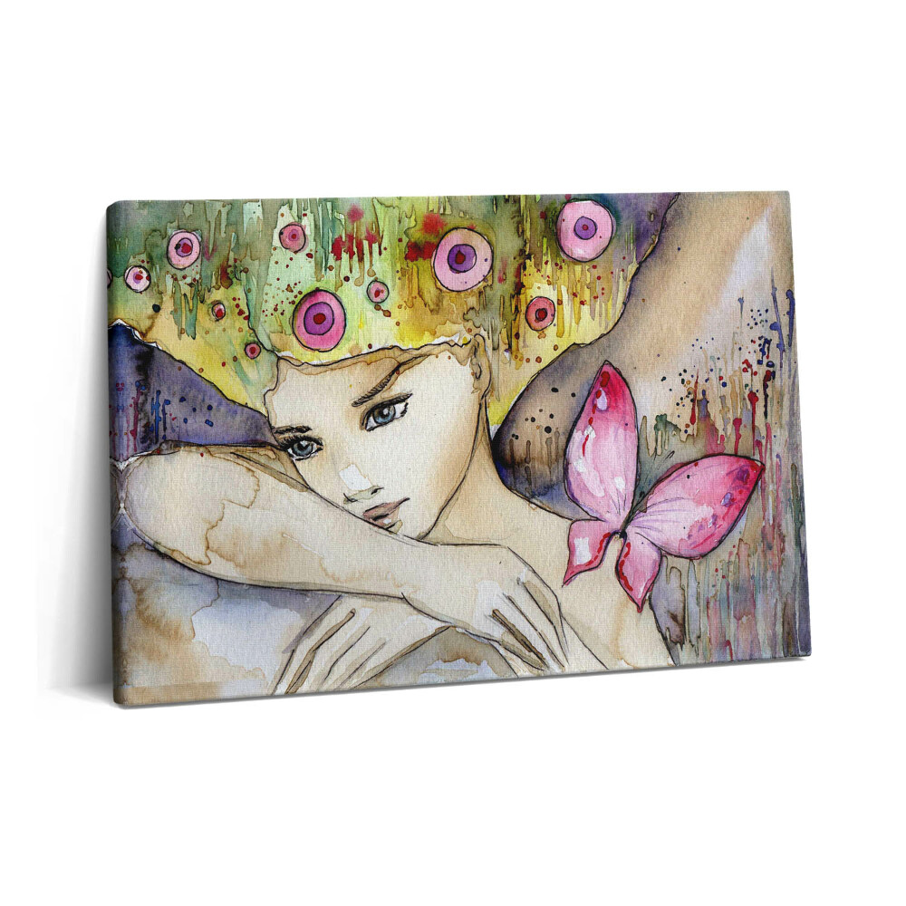 Canvas kép 60x40 Nő festett hajjal