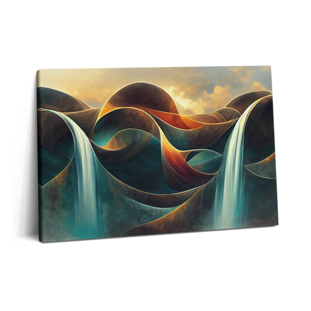 Canvas kép 60x40 Vízesés áramló háttér