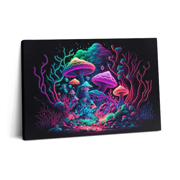 Canvas kép 60x40 Neon gomba