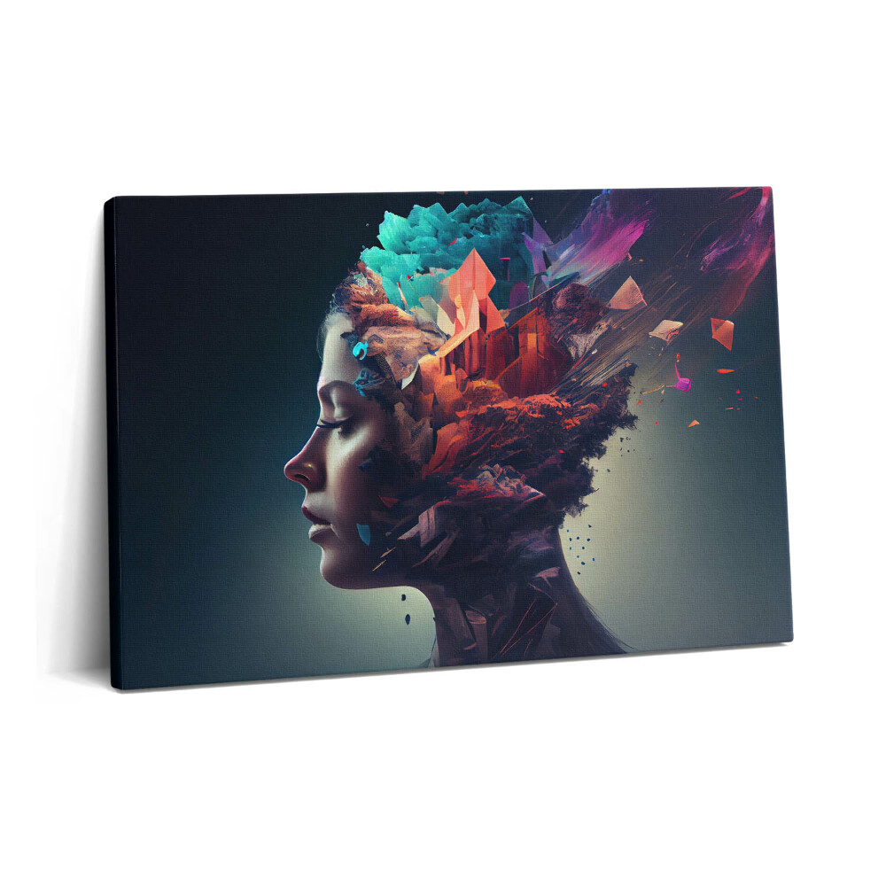 Canvas kép 60x40 Absztrakt nő érzelmek