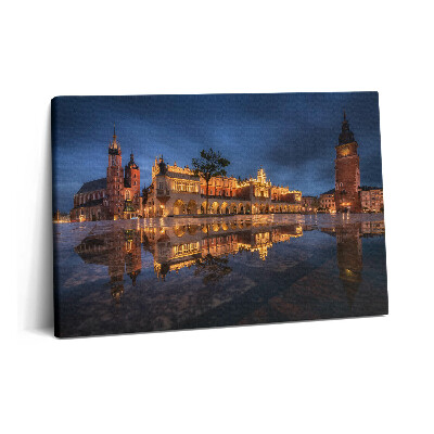 Canvas kép 60x40 Krakkó főtéri ruházati csarnok