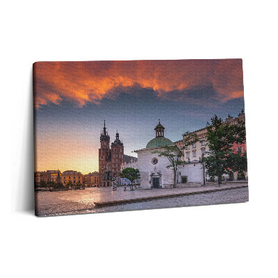 Canvas kép 60x40 Krakkó fő piactere