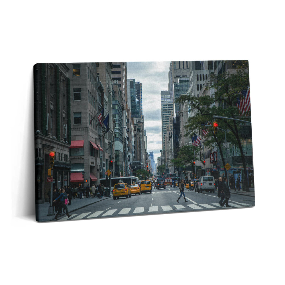 Canvas kép 60x40 New York-i utcai taxi