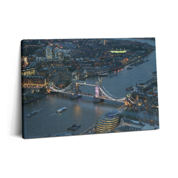 Canvas kép 60x40 Tower Bridge Londonban éjszaka