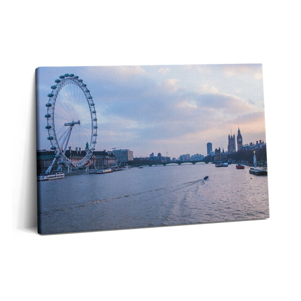 Canvas kép 60x40 London Eye városi panoráma