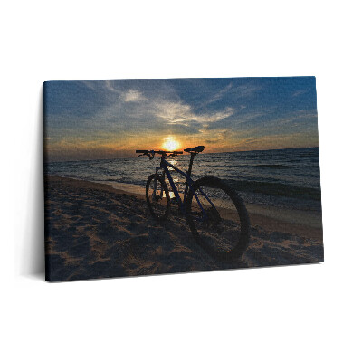 Canvas kép 60x40 Kerékpár a Balti-tengeren