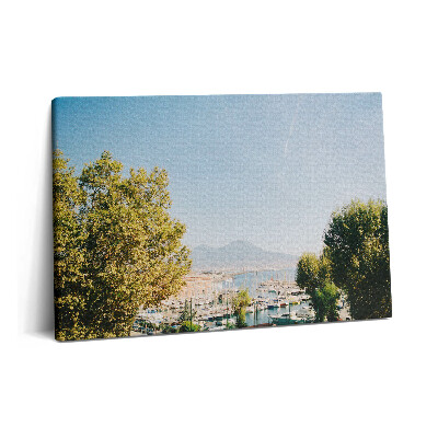 Canvas kép 60x40 Zöld fák Nápolyban