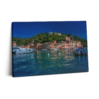 Canvas kép 60x40 Hajók hajózása Portofinóban