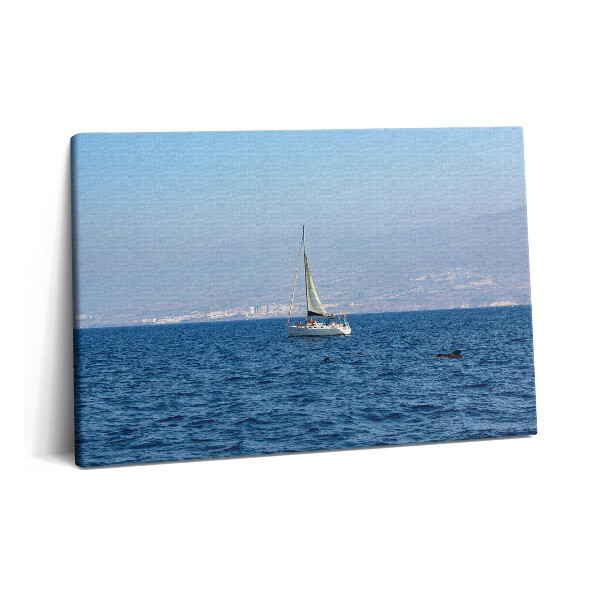 Canvas kép 60x40 Egy jacht Tenerifén