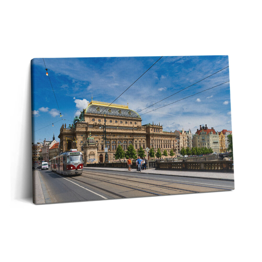 Canvas kép 60x40 Nemzeti Színház Prágában