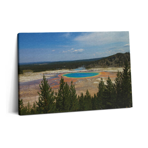 Canvas kép 60x40 Forró források a Yellowstone Nemzeti Parkban