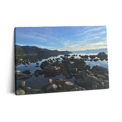 Canvas kép 60x40 Kövek a felhős ég alatt