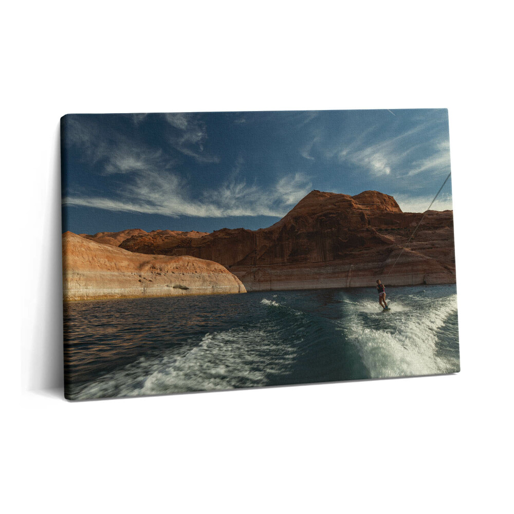 Canvas kép 60x40 Vízisíelő személy