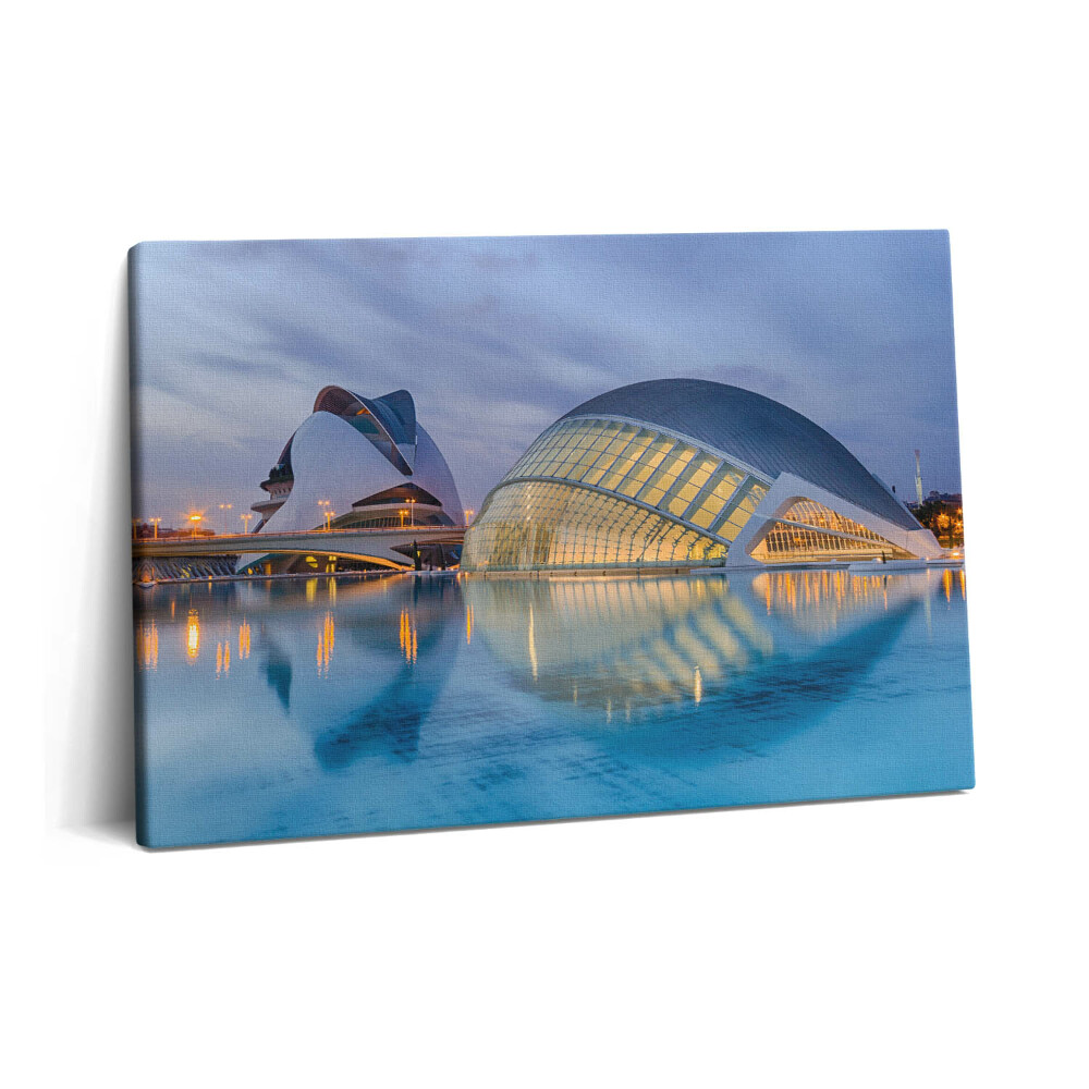 Canvas kép 60x40 Naplemente város