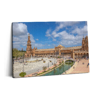 Canvas kép 60x40 Plaza de España Sevillában