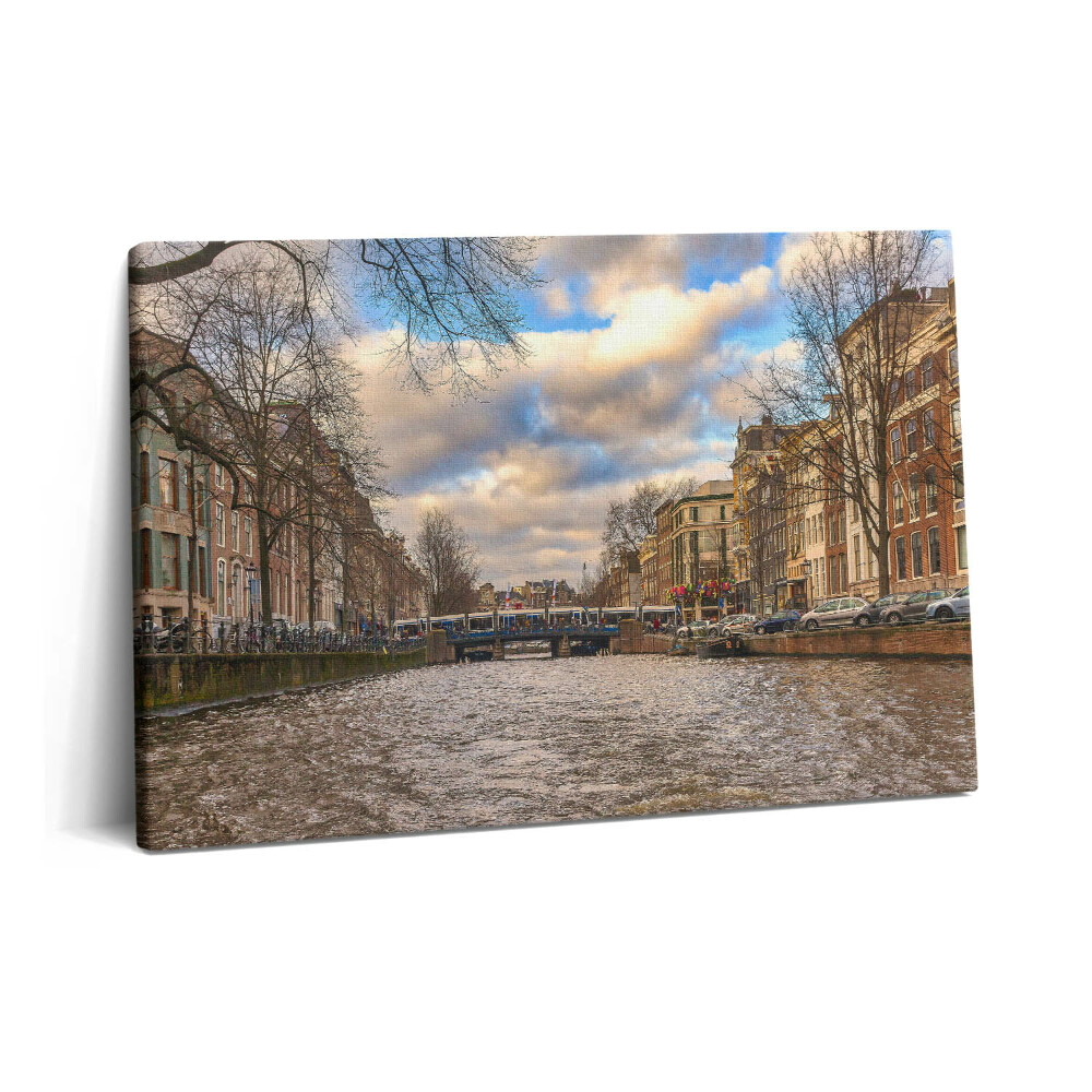 Canvas kép 60x40 Rotterdami csatorna