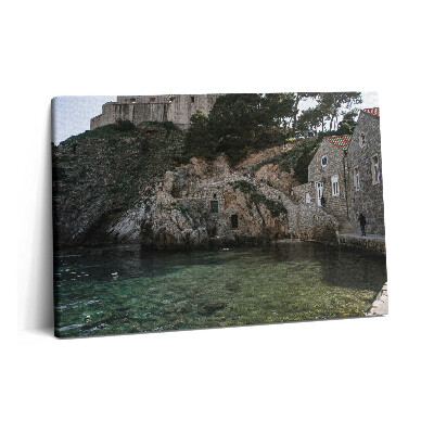 Canvas kép 60x40 Dubrovnik városrész